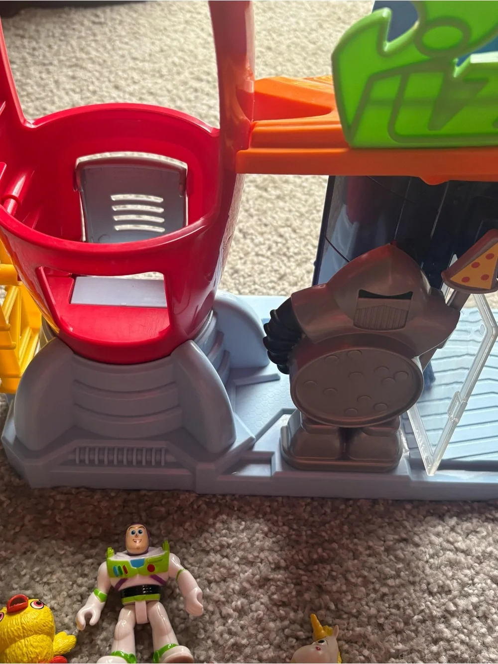 Disney Pixar Fisher Price Imaginext Pixar Pizza Planet Toy Story Playset Woody